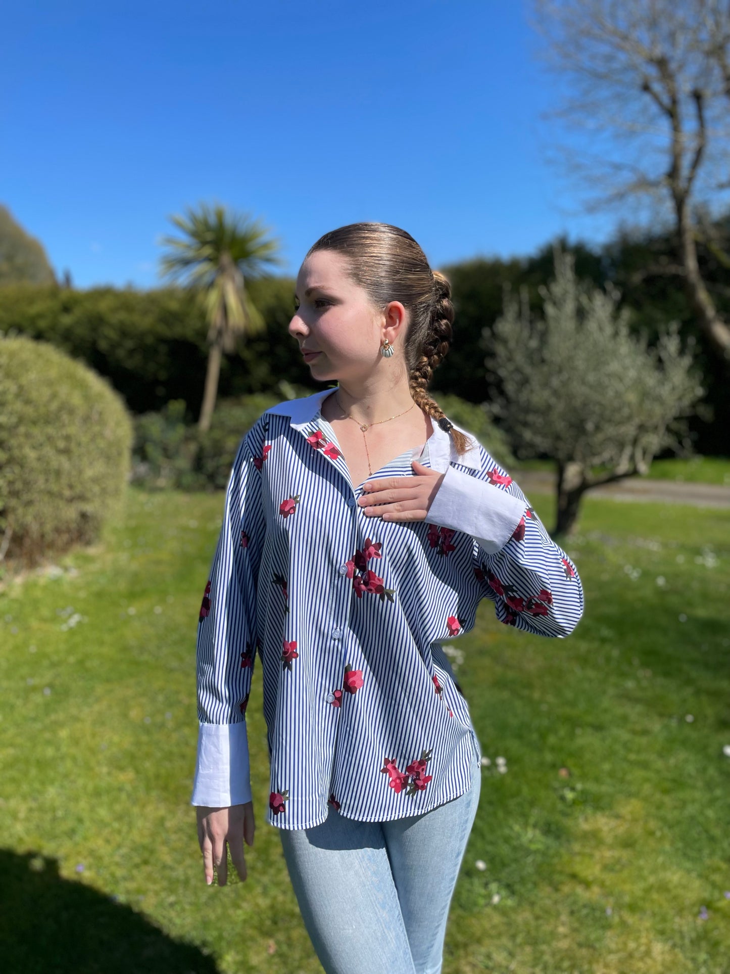 Chemise fleurie Alba