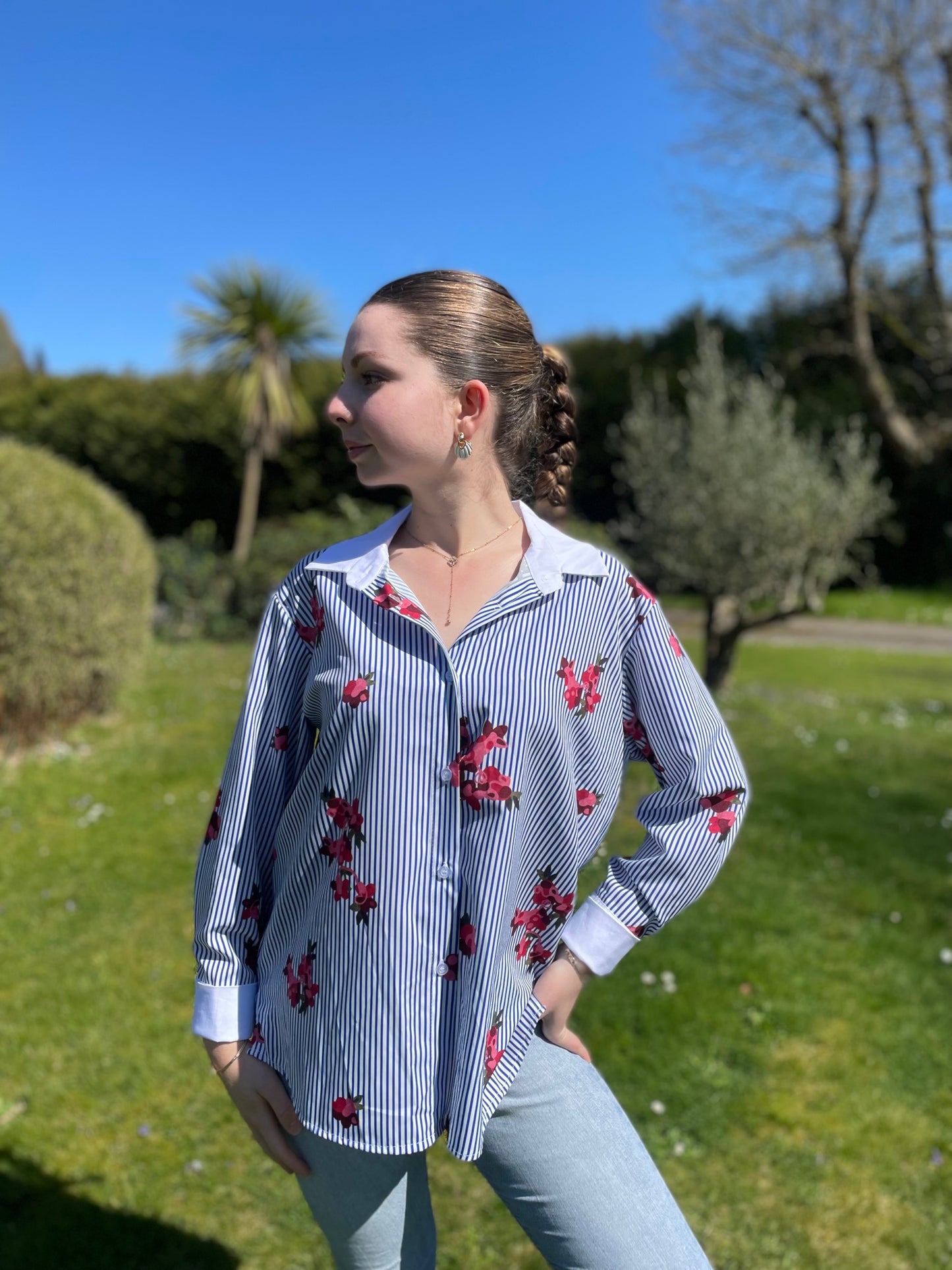 Chemise fleurie Alba