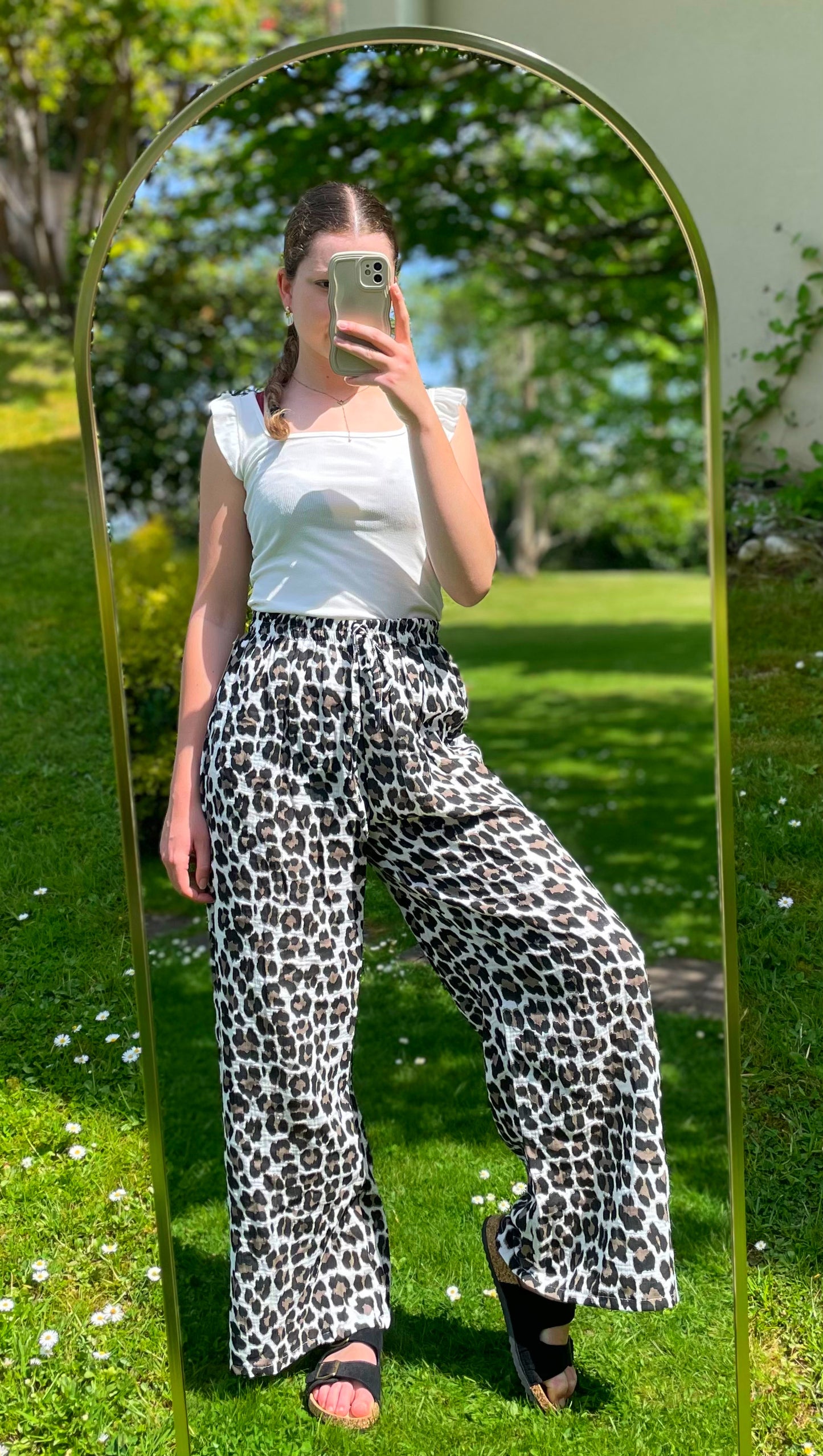 Pantalon léopard