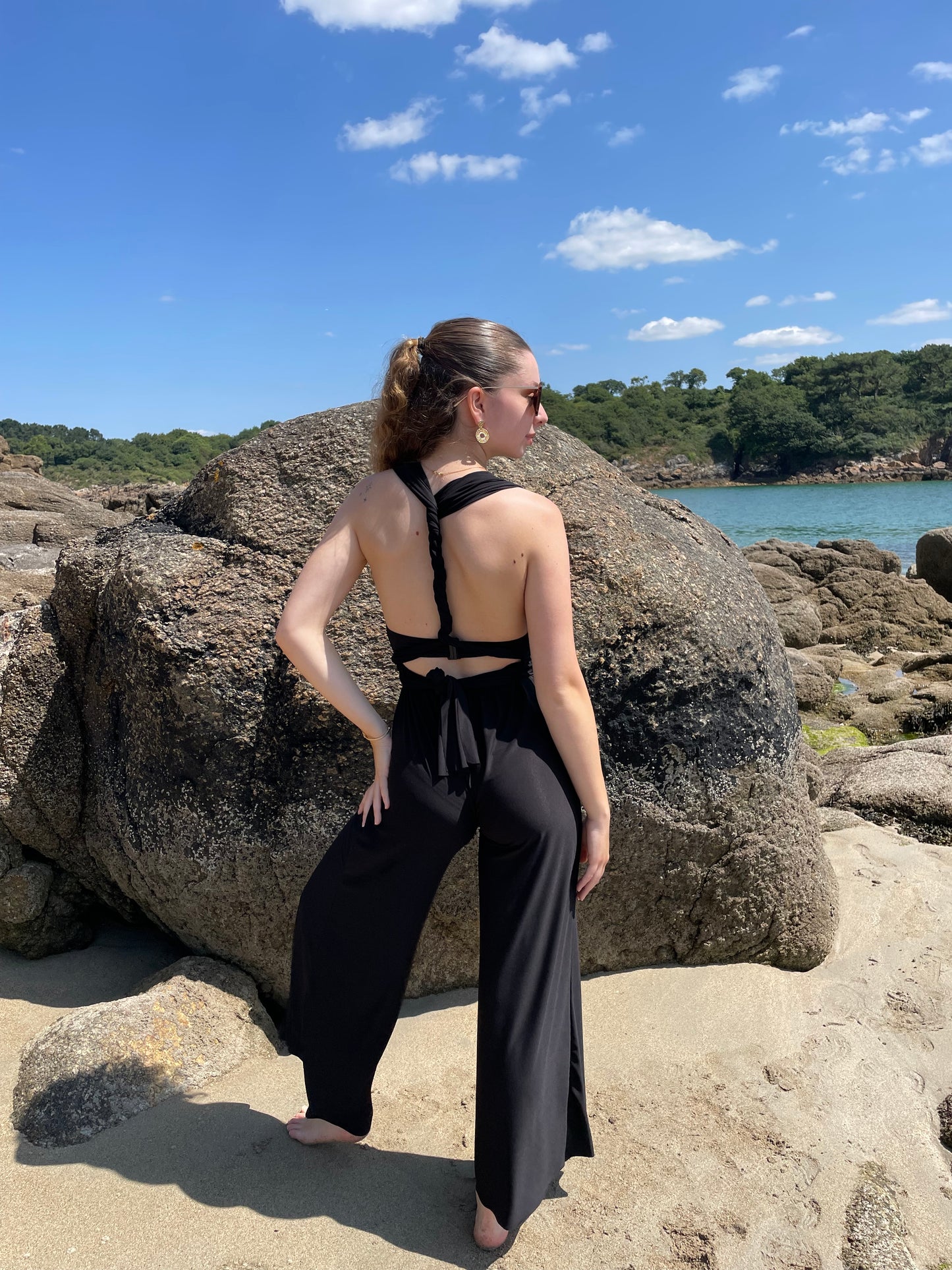 Combi pantalon noir