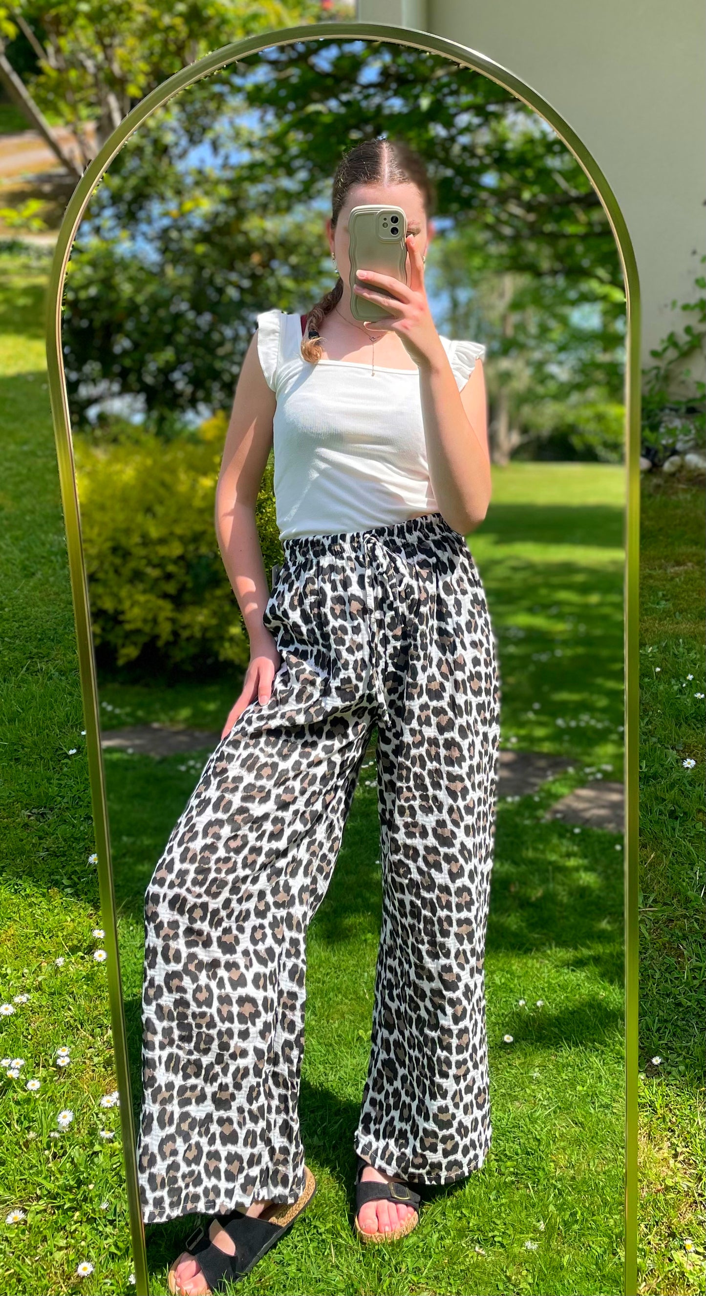 Pantalon léopard