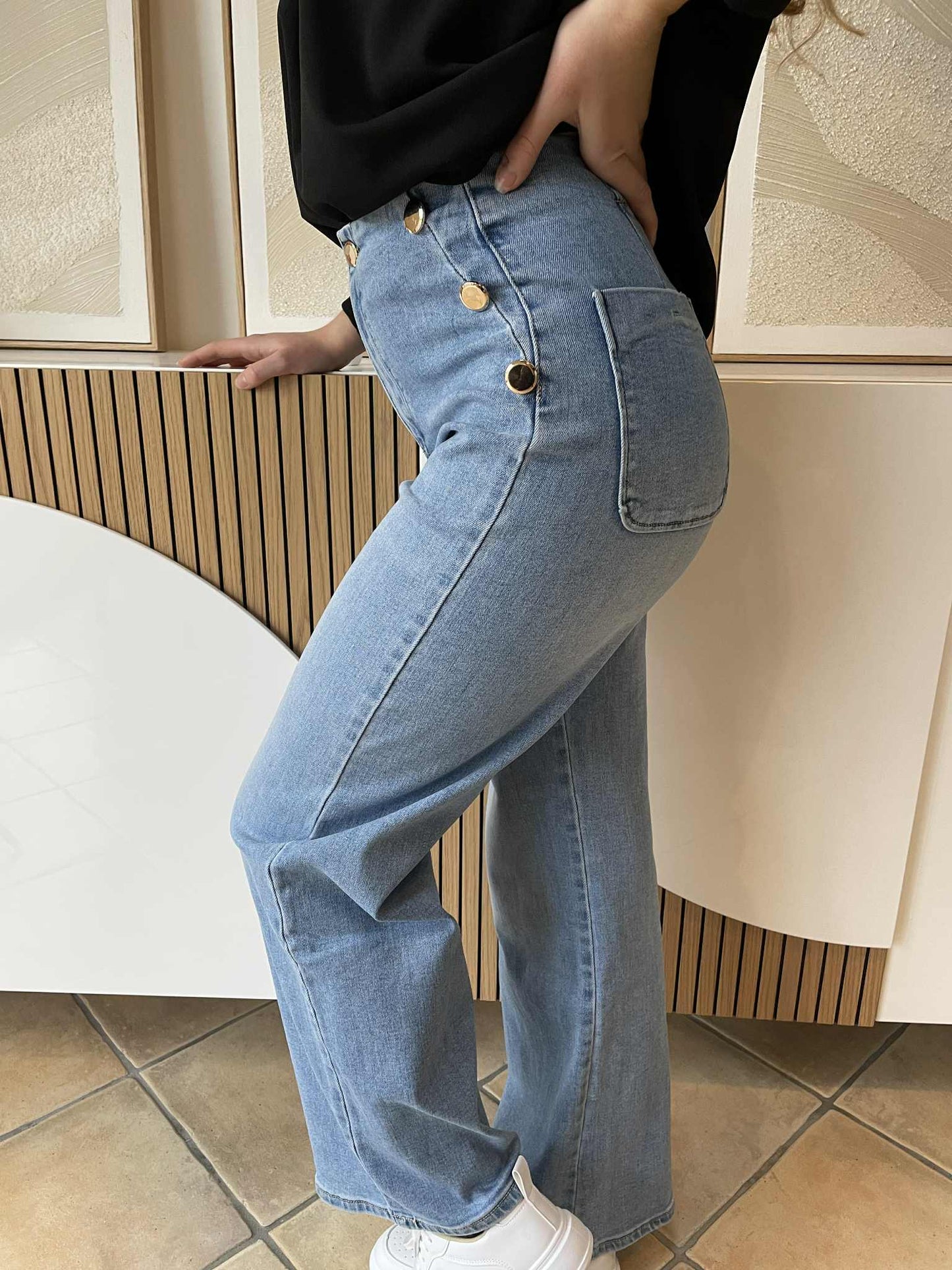 Jeans Barbara bleu clair