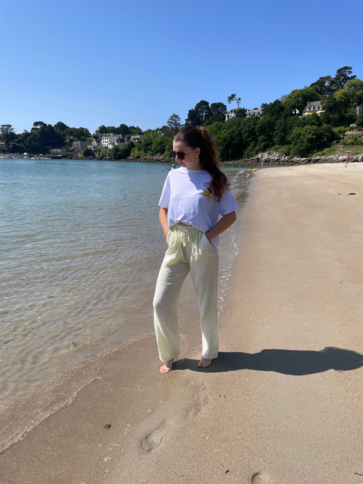 Pantalon Alya jaune