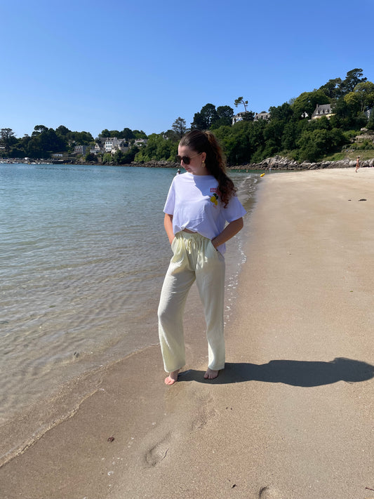 Pantalon Alya jaune