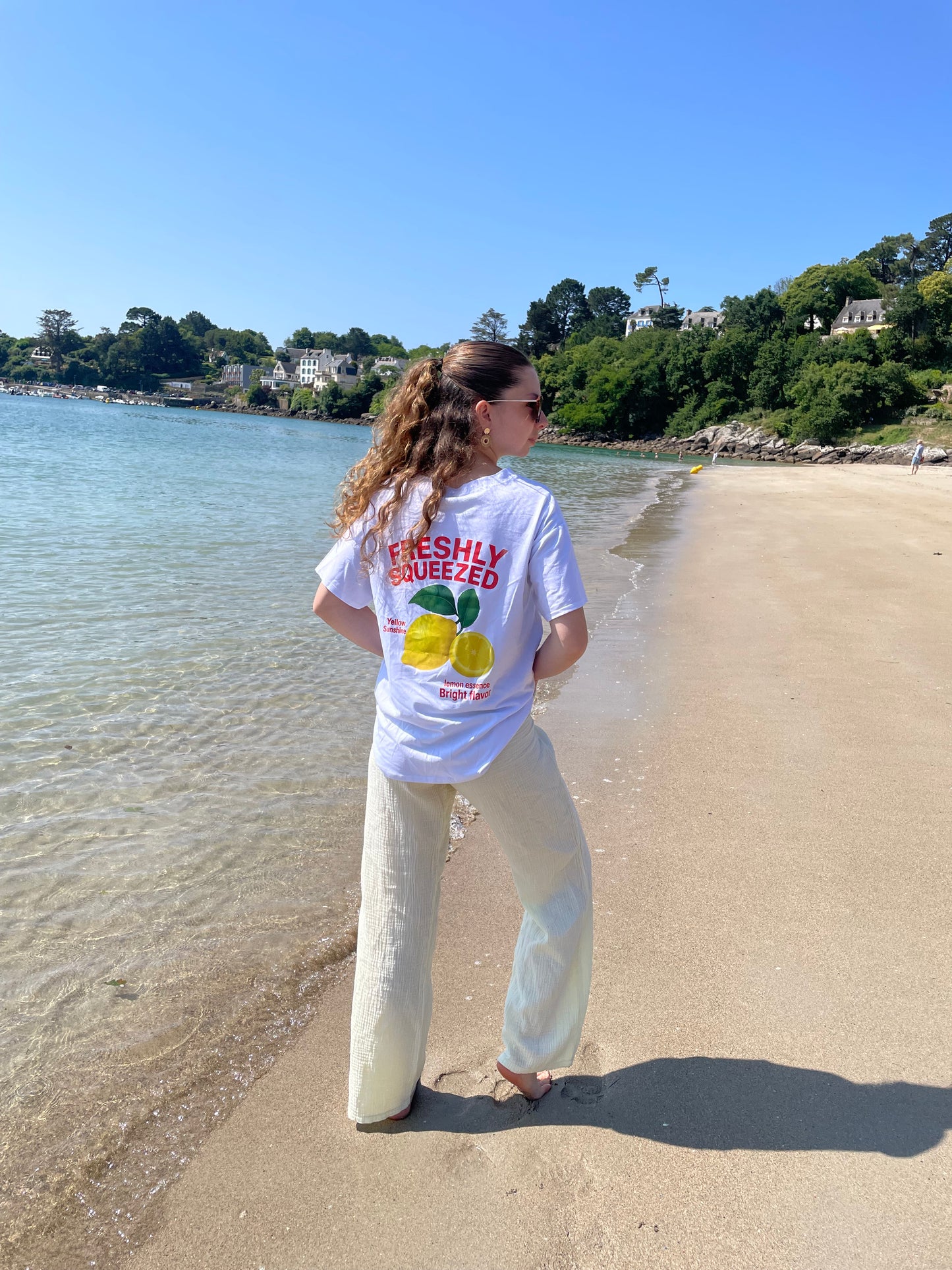 Tee-shirt citron