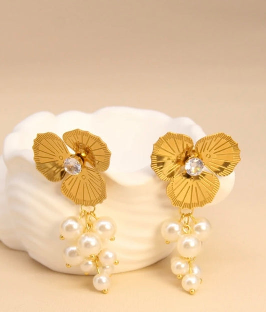 Boucles d’oreilles perles