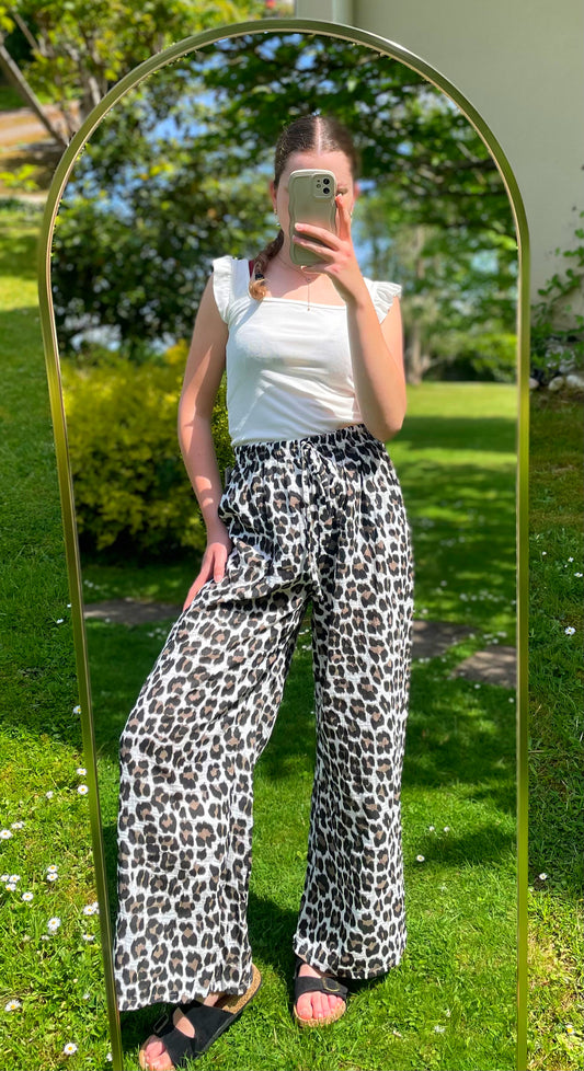Pantalon léopard