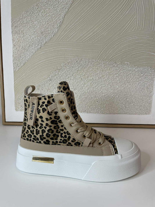 Converse léopard